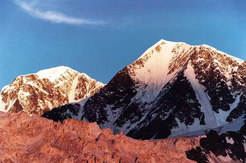 Snow-covered mountain
